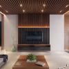 SALÓN MODERNO CON HALÓGENOS AMUEBLADO