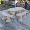 Instalar mesas de jardín