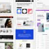 Elija entre una colección de impresionantes sitios de inicio prefabricados creados por nuestro equipo de diseño