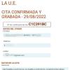 cita previa CUE (nie verde para comunitarios)