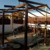 Estructura pérgola