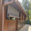 Lijado y tratamiento de fachada casa de madera