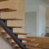 Escalera ala de avión acabada, forraje peldaños(madera)