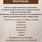 Reformas Orihuela Vega Baja